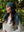 Emerald Bloom Square Head Scarf