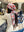 Scarlet Garden Square Head Scarf