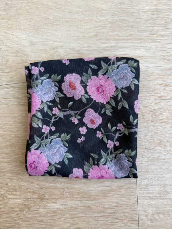 Pink Dahlia Bandana