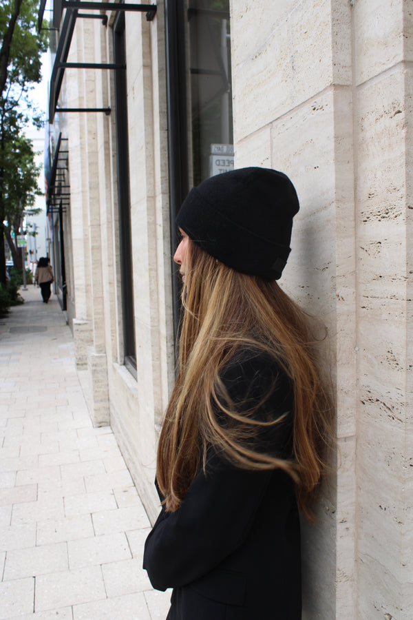 Cashmere Cuffed Beanie