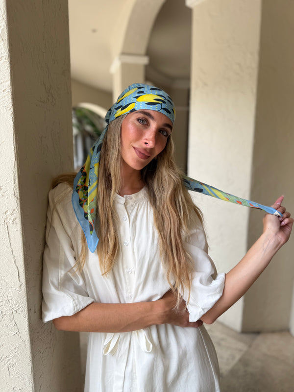 Limoncello Square Head Scarf