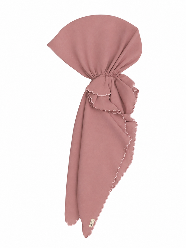 CLASSIC PRETIED Scalloped Pink Mauve