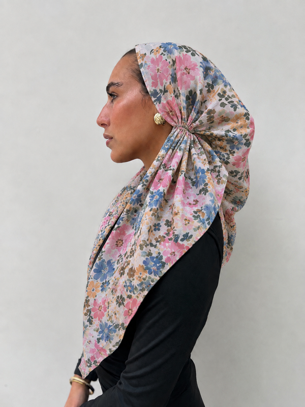 VERSATILE PRETIED Petite Fleur Head Scarf