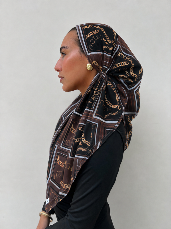 VERSATILE PRETIED Kensington Chain Head Scarf