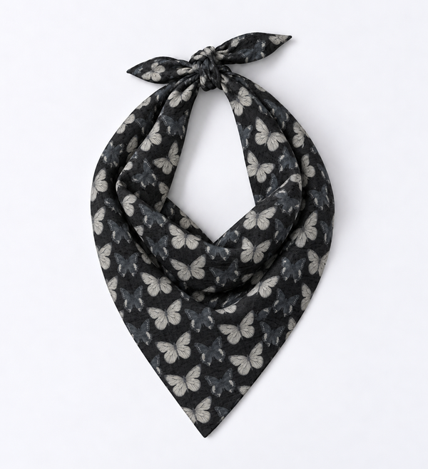 Butterfly Noir Bandana