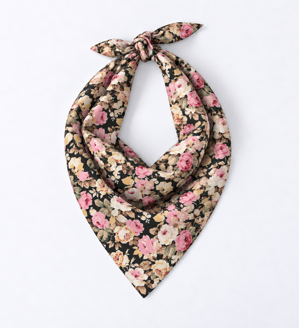 Vintage Rose Bandana