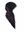 SHORT PRETIED Paisley Hot Pink on Black Head Scarf