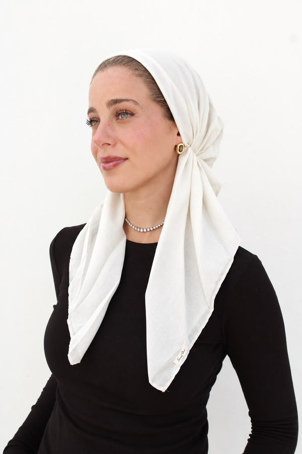 SHORT CLASSIC PRETIED Cream (with Velvet Grip)