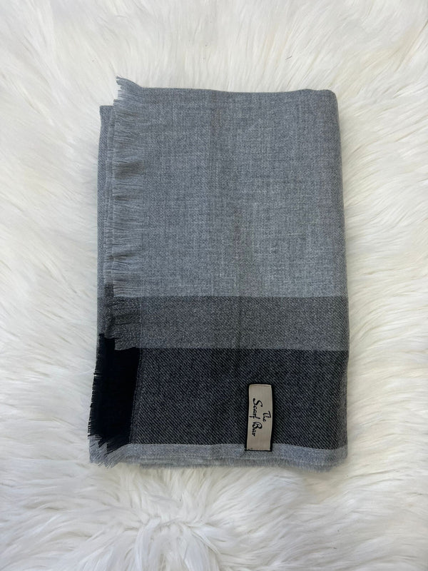 The Classic Winter Greys Blanket Scarf