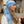 Load image into Gallery viewer, Blue Missoni Inspired Square Head Scarf
