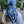 Load image into Gallery viewer, Blue Jungle Toile Square Head Scarf
