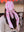 Dainty Pink Blooms Square Head Scarf