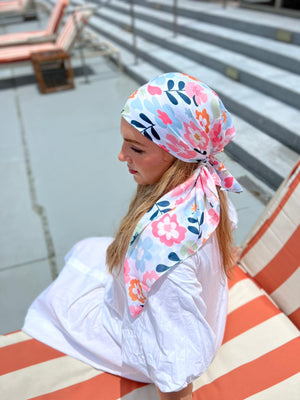 Ditsy Floral Square Head Scarf
