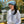 Load image into Gallery viewer, Blue Jungle Toile Bandana
