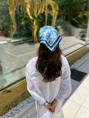 Blue Jungle Toile Bandana