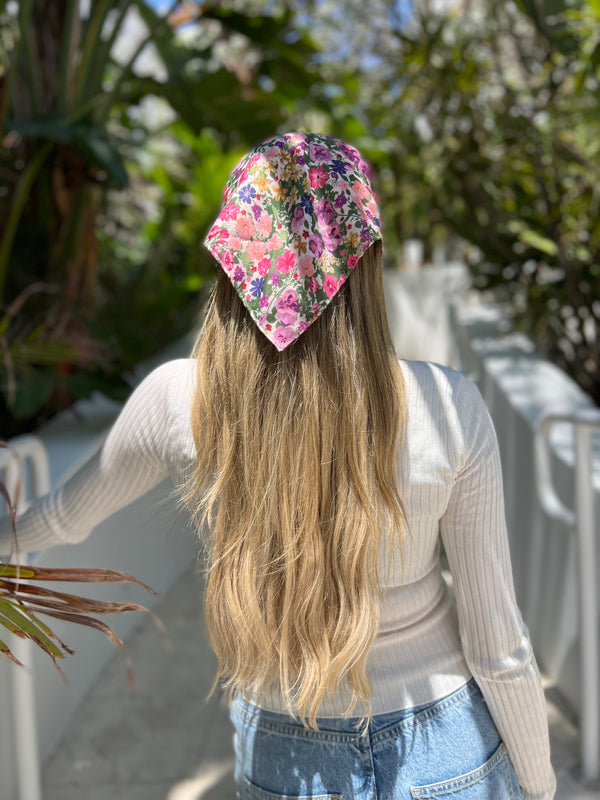 Vintage Floral Bandana