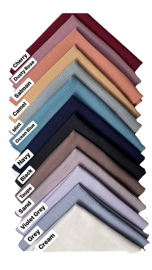 SB Gauze Wrinkle Solids