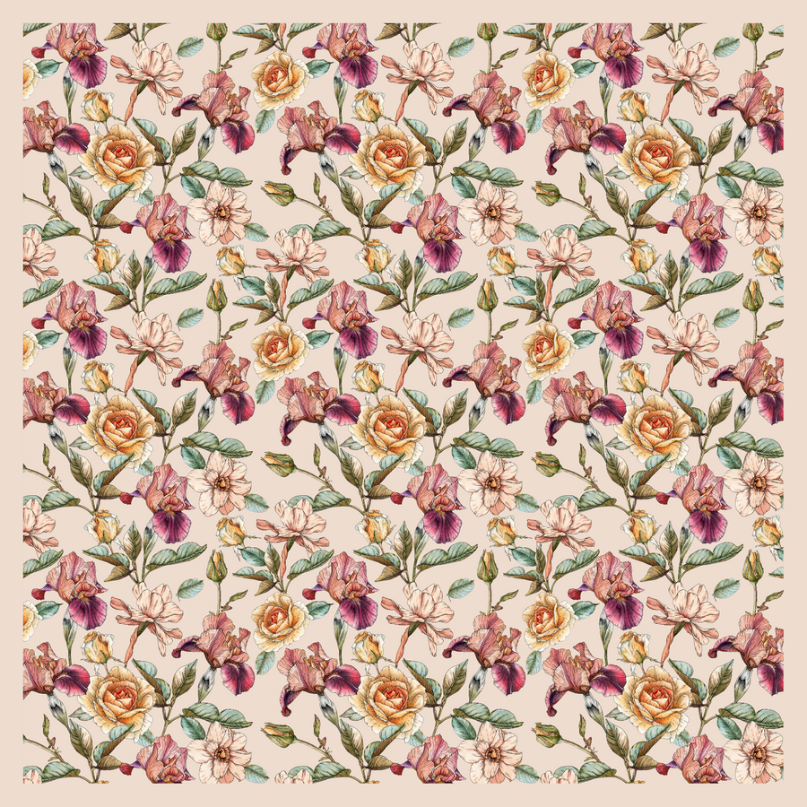 SB SILK Collection - Neutral Rose Garden
