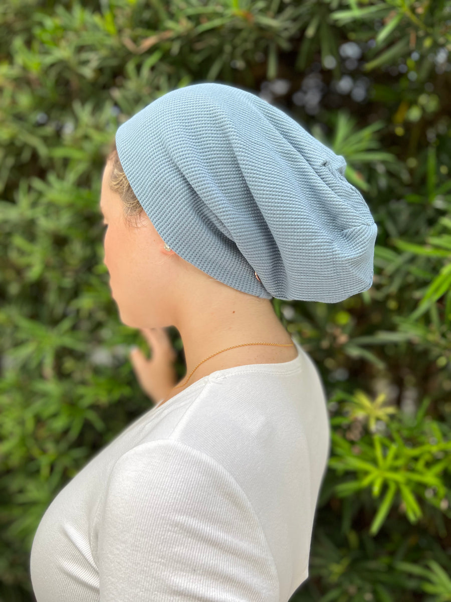 Waffle Beanie with Velvet Grip