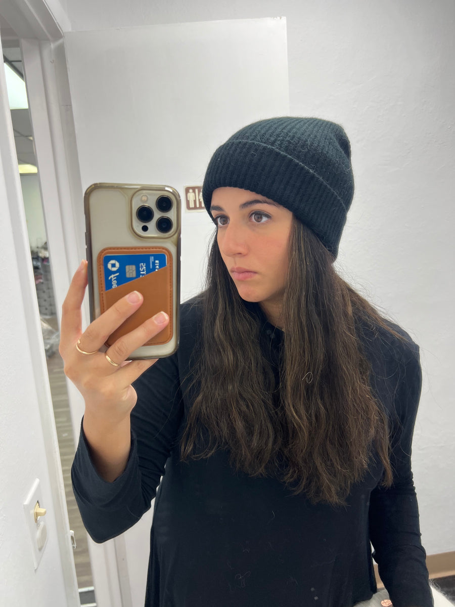 SB Fluffy Sweater Beanies