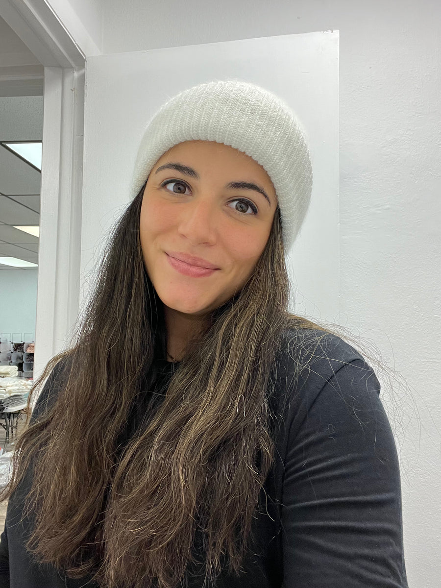 SB Fluffy Sweater Beanies