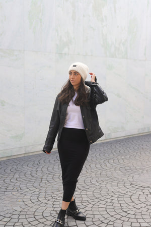 The Label Cuff Beanie