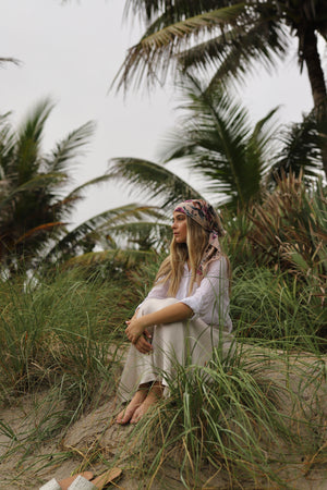 SB Neutral Garden Head Scarf