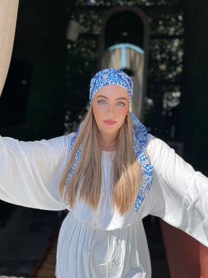 Santorini Square Head Scarf