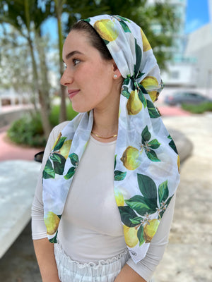 SB CLASSIC PRETIED Lemon Print (WITH VELVET GRIP)