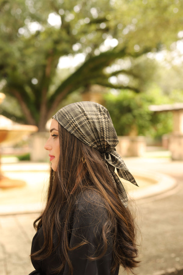 SB SILK Collection - Winter Houndstooth